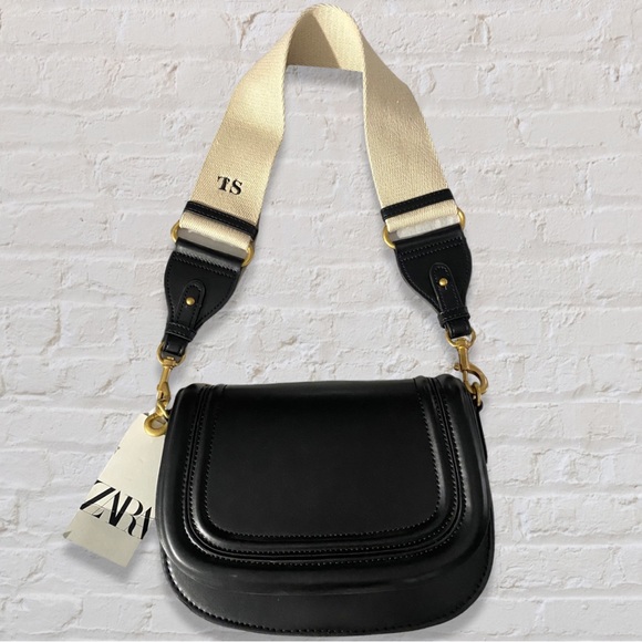Zara Handbags - Zara Saddle Crossbody Bag